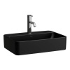 Laufen Savoy umývadlo 55x38 cm obdĺžnik pultové umývadlo čierna H8169457161041