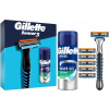 GILLETTE SENZOR 3 DARČEKOVÁ SADA PÁNSKY STROJČEK + 6 ČEPELÍ + GÉL