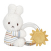 Little Dutch Hrkálka s korálkami králiček Miffy Vintage Prúžky biela