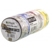 izolačná pvc páska 15/10m mix farieb retlux rit 010 10ks