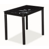 Casarredo Jedálenský stôl DAMAR čierny