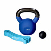 YELLOW SPORT Fitness sada Pump – 1 kettlebell, 1 expander, 1 masážna lopta
