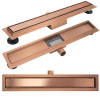 Odtokový žľab Rea Neox brush copper 80