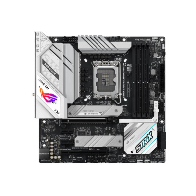 Asus ROG STRIX B760-G GAMING WIFI D4 Základná doska Socket Intel® 1700 Tvarový faktor Micro-ATX Čipová sada základnej dosky Intel® B760; 90MB1DE0-M0EAY0