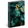 NOTIQUE 18-mesačný diár Petito – Monstera 2025/2026, 11 x 17 cm