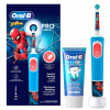 Elektrická zubná kefka Oral-B Vitality Pro D103 Kids Spiderman + koncovka