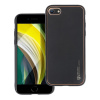 Kryt Forcell LEATHER Case iPhone 7 / 8 / SE 2020/2022 čierny