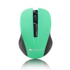 Canyon CNE-CMSW1GR, Wireless optická myš USB, 800/1000/1200 dpi, zeleno-čierna