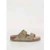 Birkenstock Arizona Suede Leather Narrow (faded khaki) 37, šedá