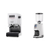 Gaggia New Classic EVO, white + Eureka Atom Specialty 75, white