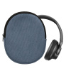 kwmobile Headset Kryt kompatibilní s Anker Soundcore Q20i - 22.5 x 17 cm Neoprene Zipper Headphone kryt - Vintage modrá