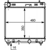 MAHLE Chladič, chlazení motoru BEHR CR 1205 000S
