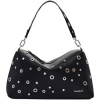 Desigual Tašky BAG_REBEL BERGAMO BLACK 25SAXP96 Čierna