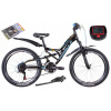 Junior bicykel - Bicykel 24 Tabou Queen 3SPD 2021 Black/Blue/Mint 13 (Bicykel 24 Tabou Queen 3SPD 2021 Black/Blue/Mint 13)