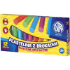 ASTRA Plastelína s trblietkami 12 farieb, 303107001