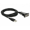 Delock USB 2.0 adaptér [1x USB 2.0 zástrčka A - 1x RS232 zástrčka] 65962; 65962
