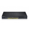 Zyxel XGS1935-28HP, 28 Port Lite-L3 Smart Managed PoE Switch, 24x Gigabit PoE and 4x 10G SFP+, hybrid mode XGS1935-28HP-EU0101F ZyXEL