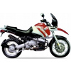 NÁLEPKY JUULA NA MOTOCYKEL PRE BMW R 1100 GS 1998-2001 STRIEBORNO-ČERVENÁ