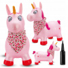 Gumený sveter pre deti UNICORN 60 cm ružový (Svetrík pre deti s lodičkou, JEDNOROŽEC, perleťovo ružový, so šatkou)