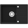 Kuchyňský dřez Teka Comfor 45 S-TQ 1B 1D Černá metalická 115350000