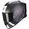 Prilba Scorpion EXO-R1 Carbon Air MG Matt Black White Veľkosť: L (59-60 cm)
