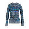LUHTA OULANKA tričko W black/blue/grey - XS, blk