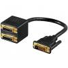 PREMIUMCORD Adapter DVI-D (24+1) male => 2x DVI-D (24+1) female kpdva-5