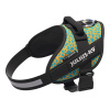 Julius-K9 IDC Powerharness Leopard - postroj pre psa, s odrazkami, žltý a tyrkysový vzor - 0