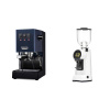 Gaggia New Classic EVO, blue + Eureka Helios 65, white