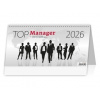 Kalendár 2026 MANAGER TOP, stolový, týždenný, stĺpcový, 60+2 str., 320x160mm