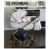 Detský kočík 3D Premium Adbor | Deluxe Baby Farba: 01 - Biely