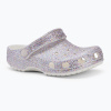 Detské šľapky Crocs Classic Fantasy Glitter white