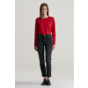 DŽÍNSY GANT BLACK CROPPED SLIM JEANS BLACK WORN IN