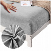 MÄKKÉ PRESTIERADLO MIKROFIBRA 180X200 + 28 cm PRÍJEMNÝ MEDVEDÍK POPIEL
