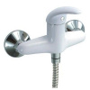 NOVASERVIS Sprchová batéria bez sprchy 100 mm METALIA 55 biela-- chróm, 55064/1,1