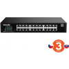 Tenda TEG2224D Websmart L2 cloud managed switch, 24x 10/100/1000 Mbps, Kov, Fanless-bez ventilátorů