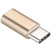 PREMIUMCORD Adaptér USB 3.1 C/male - USB 2.0 Micro-B/female, zlatý kur31-08