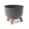 Nohel garden Žardinka ROMA 4v1 plastová + 3ks nožiček d40x21cm