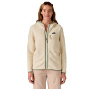 Technická mikina Patagonia W's Retro Pile Hoody natural w/ellwood green L 25/26 - Odosielame do 24 hodín