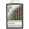 Bosch Accessories 2607019925 HSS sada spirálových vrtáku do kovu, 10dílná, 1 mm, 2 mm, 3 mm, 4 mm, 5 mm, 6 mm, 7 mm, 8 mm, 9 mm, 10 mm, Cobalt, DIN 338,