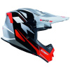 KENNY 261-0303021-5362 motokrosová/enduro prilba TRACK GRAPHIC SPEED BLACK RED, farba biela/čierna/červená, veľkosť XS