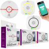 3v1 SADA detektorov dymu plynu a ohňa TUYA Smart detektor WiFi Alarm