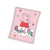 Detská deka Prasiatko Peppa Veselá Pepina 110x140 cm