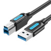 Kábel Vention COOBI USB 3.0 na USB-B, 2A, PVC, 3 m (čierny) 35022