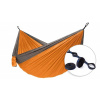 Hojdacia sieť SET- Hamaka Camping (oranžová) + Tree strap (183_SETCAMPING_DORA+TS)