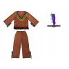Kostým pre chlapca- Indický outfit Sweathirt Pants Band 116-128 3el (Indický outfit Sweathirt Pants Band 116-128 3el)