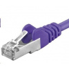 Premiumcord sp6asftp050V Patch, CAT6a S-FTP, RJ45-RJ45, AWG 26/7, 5m, fialový