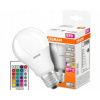 Žiarovka, žiarivka - RGB žiarovka OSRAM LED hviezda + pilot 9W = 60W E27 A60 (RGB žiarovka OSRAM LED hviezda + pilot 9W = 60W E27 A60)
