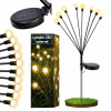SOLÁRNA ZÁHRADNÁ ZAPICHOVACIA LAMPA GUĽA 8x LED so súmrakovým senzorom