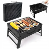 TURISTICKÝ PRENOSNÝ ZÁHRADNÝ GRIL NA UHLIE, KEMPINGOVÝ, ROZKLADACÍ, BBQ